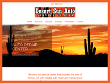 Tablet Screenshot of desertsunauto.net